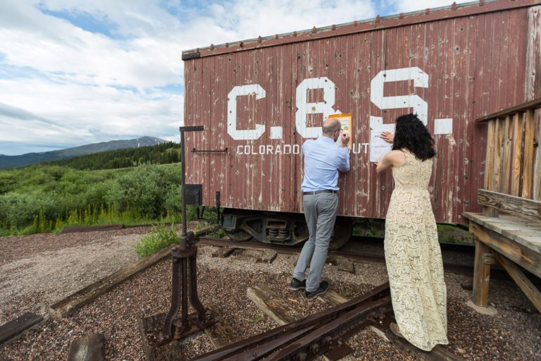 Wildflower Sunrise Elopement Breckenridge CO