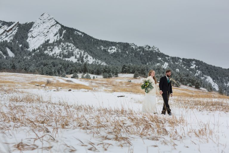 Boulder winter wedding