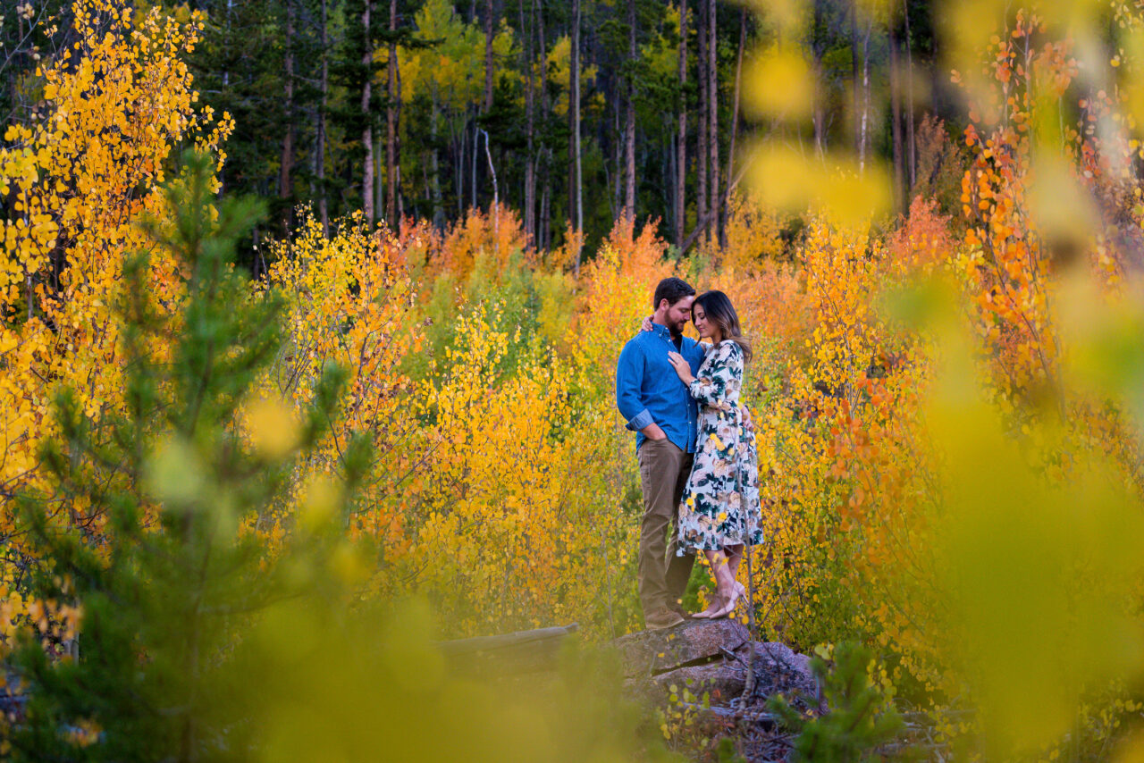 adventurous engagement photography colorado