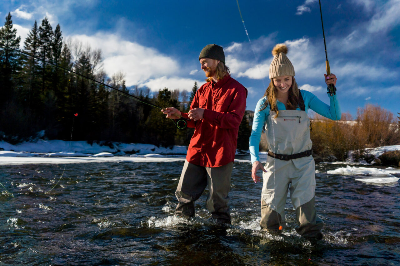 adventurous engagement photos colorado