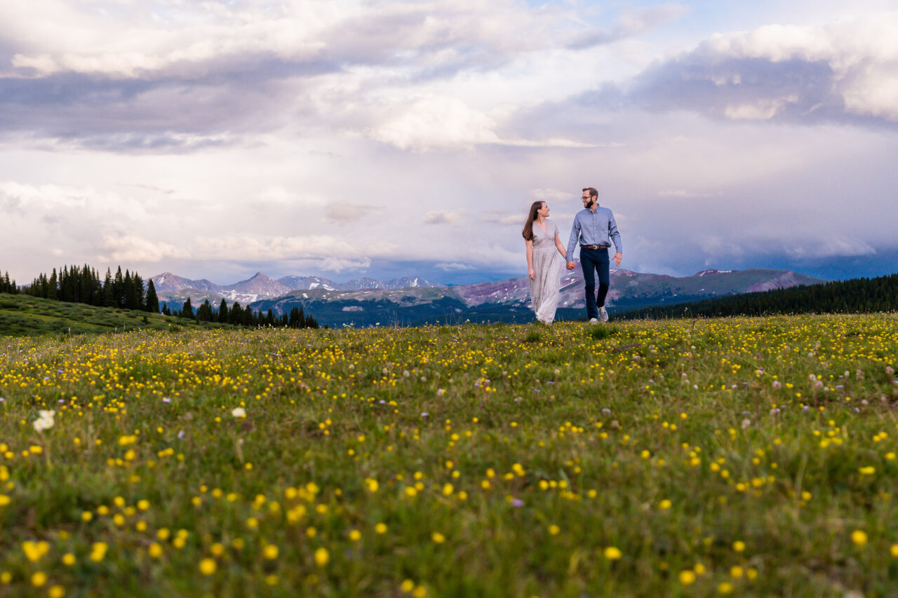 adventurous engagement photos