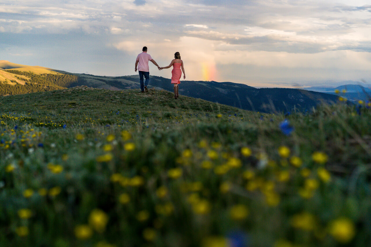 adventurous engagement photos