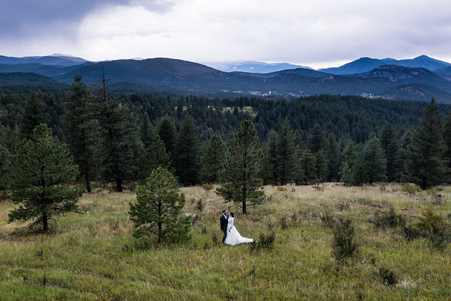 evergreen colorado wedding photography