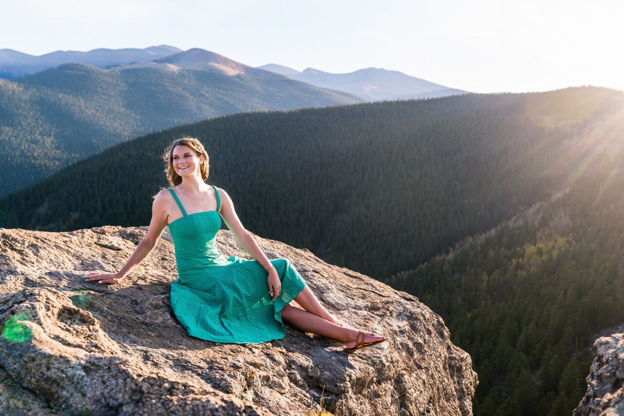 senior portrait photographer evergreen colorado