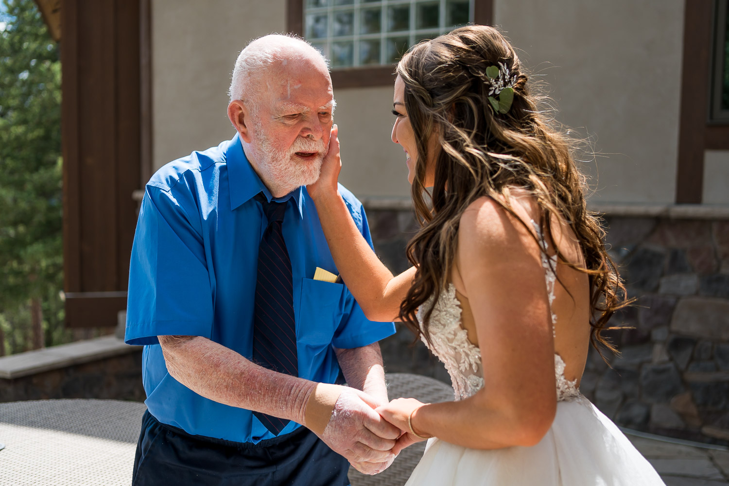 evergreen wedding photography ceremony