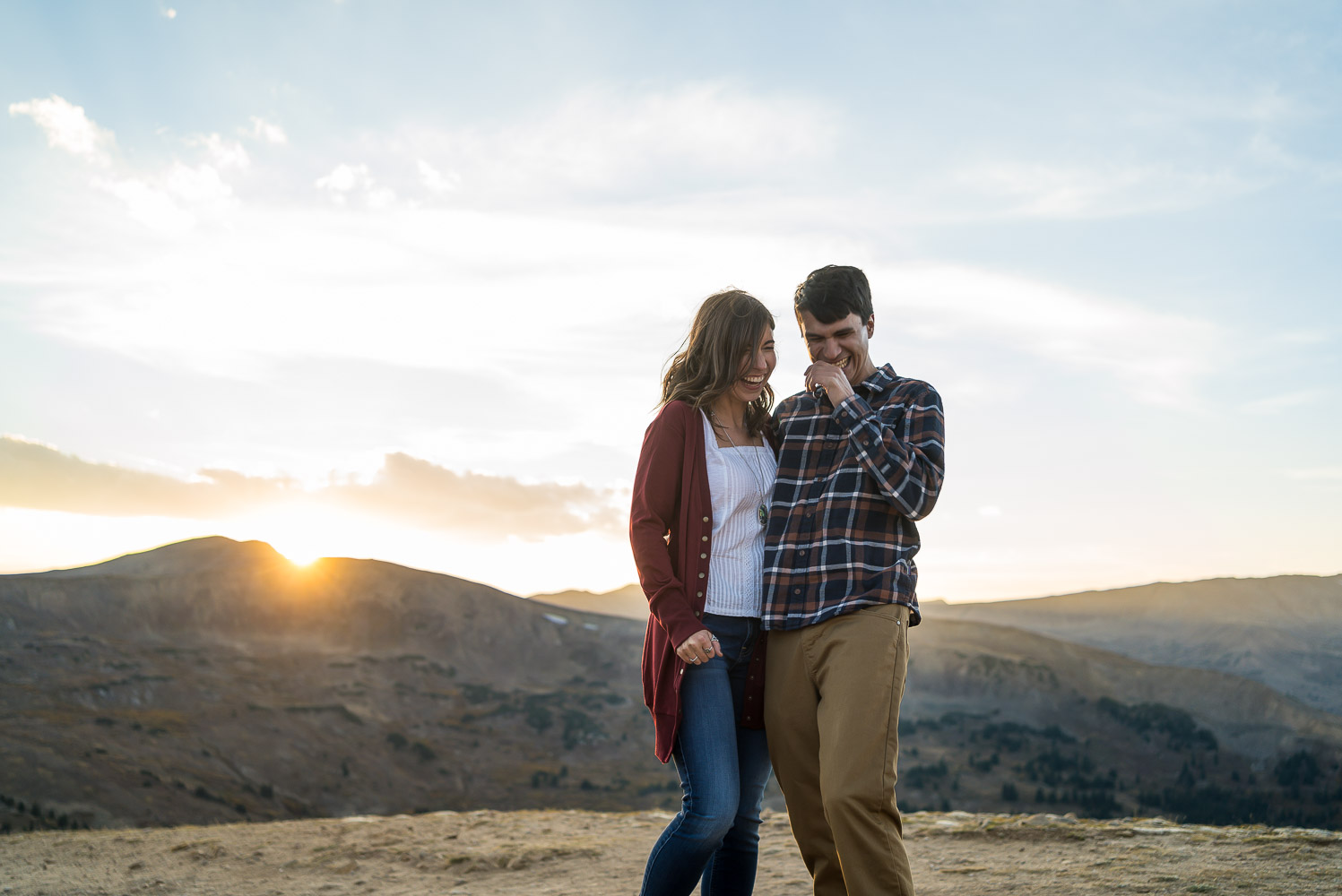 mountain engagement photography
