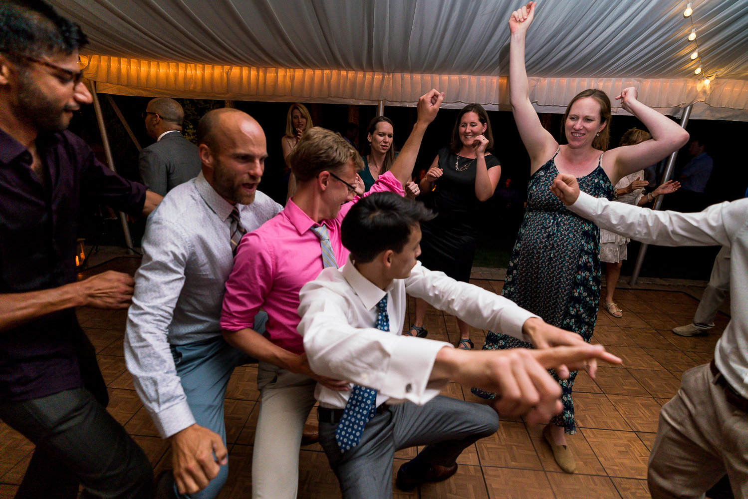 Tahoe Destination Wedding Reception Dancing