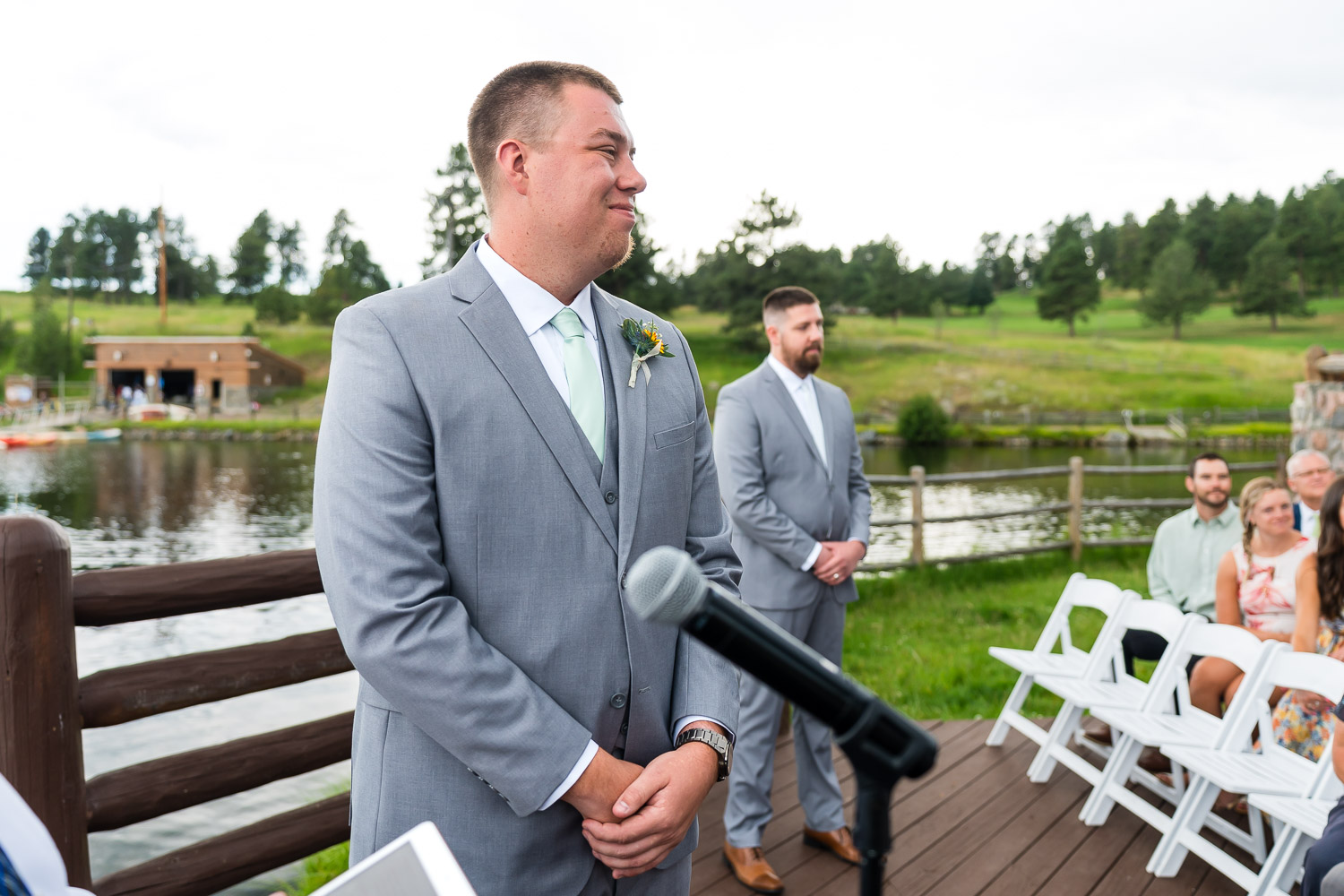 Lake House Evergreen Colorado Wedding