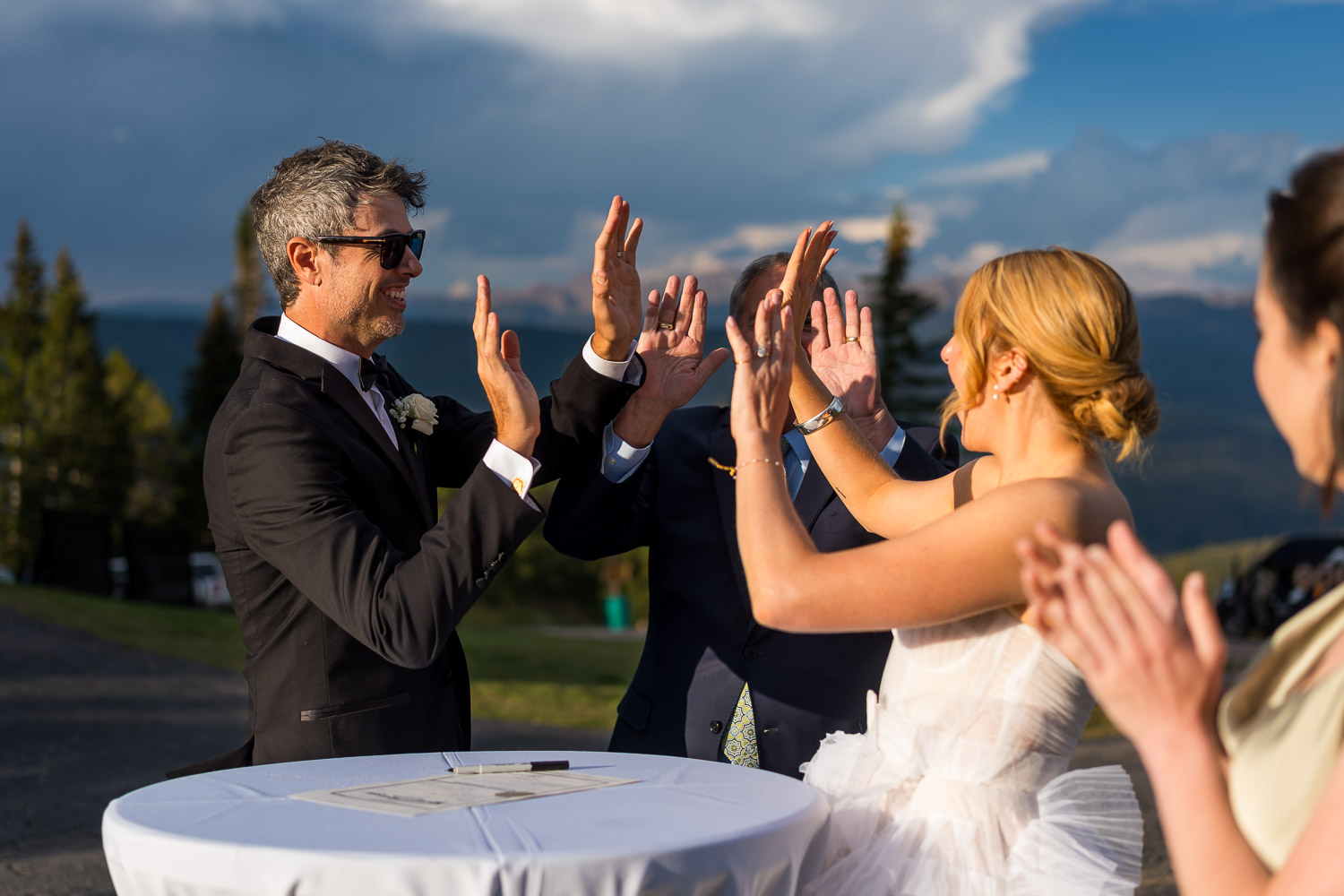 Beaver Creek Wedding Deck Photography and Videography
