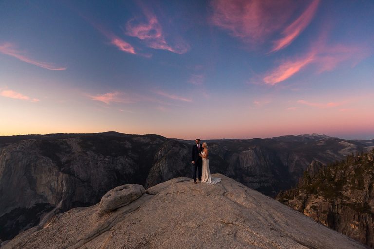 yosemite taft point elopement photography