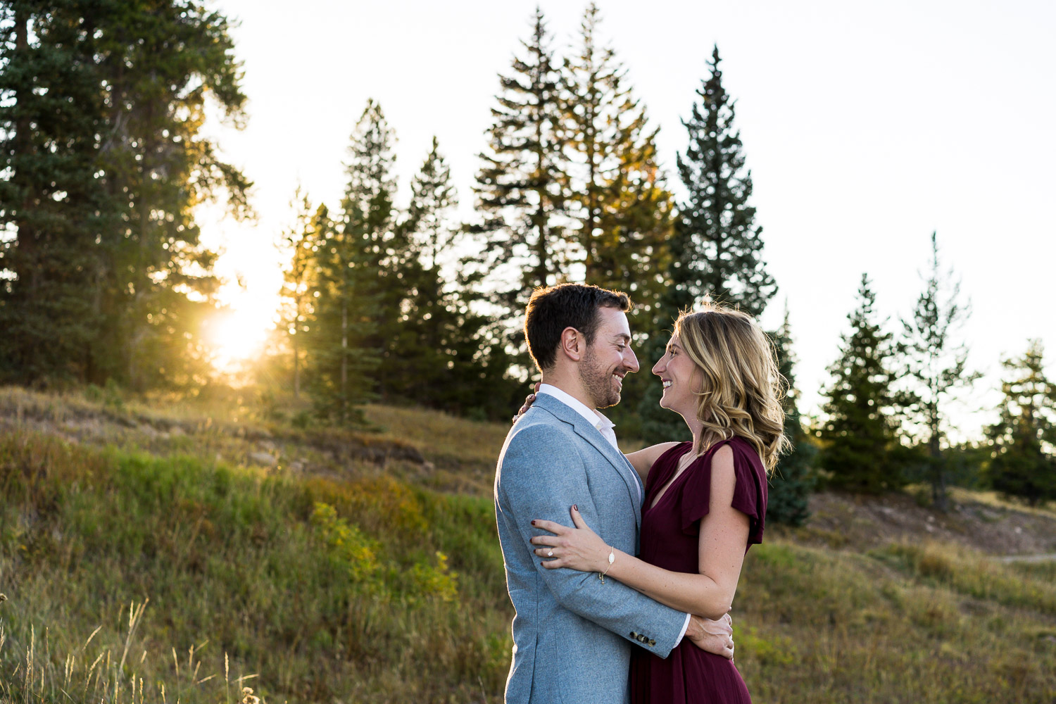 adventurous colorado mountain engagement