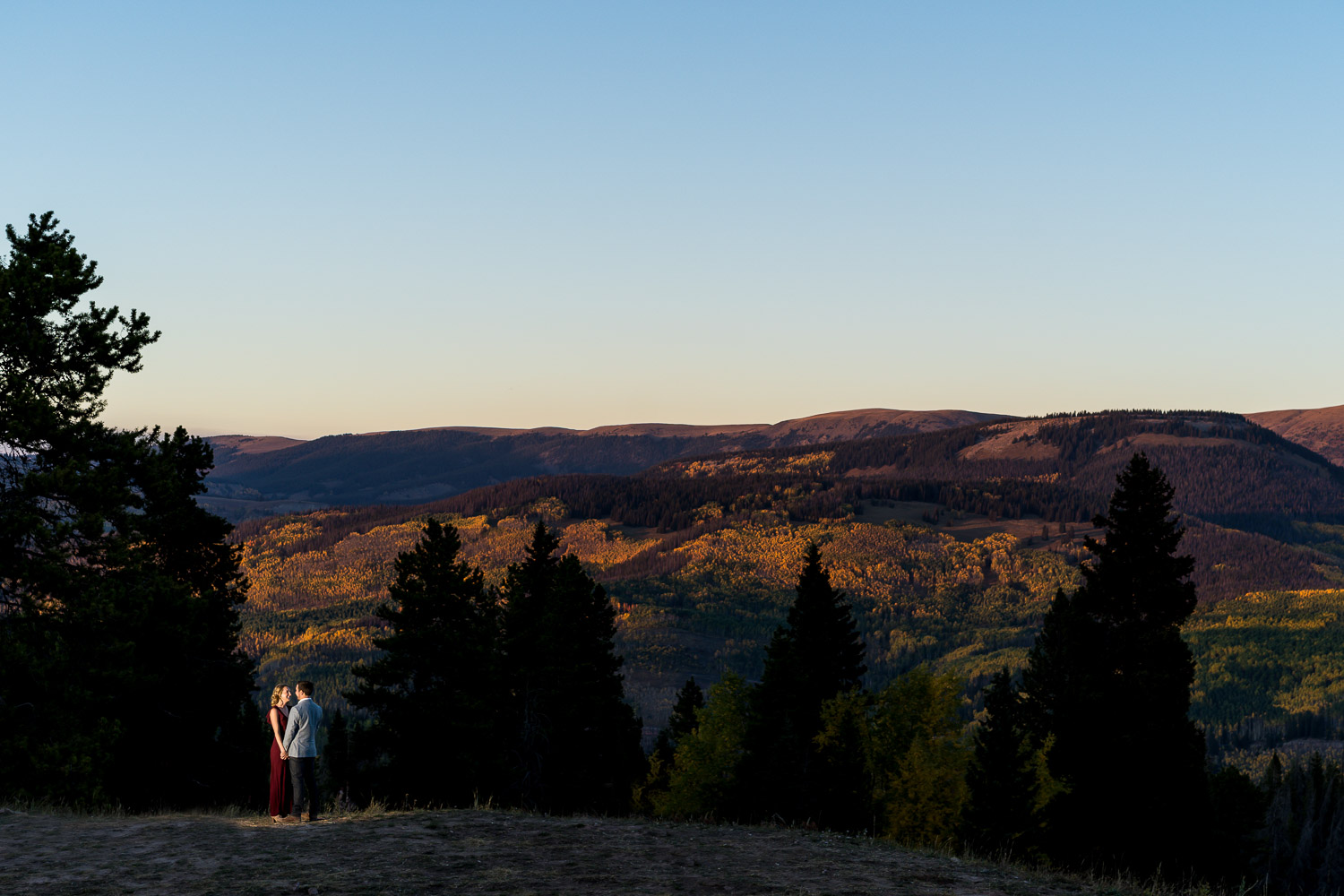 adventurous colorado mountain engagement