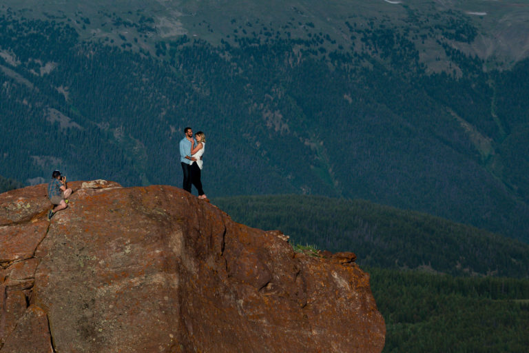 adventurous colorado mountain wedding photography