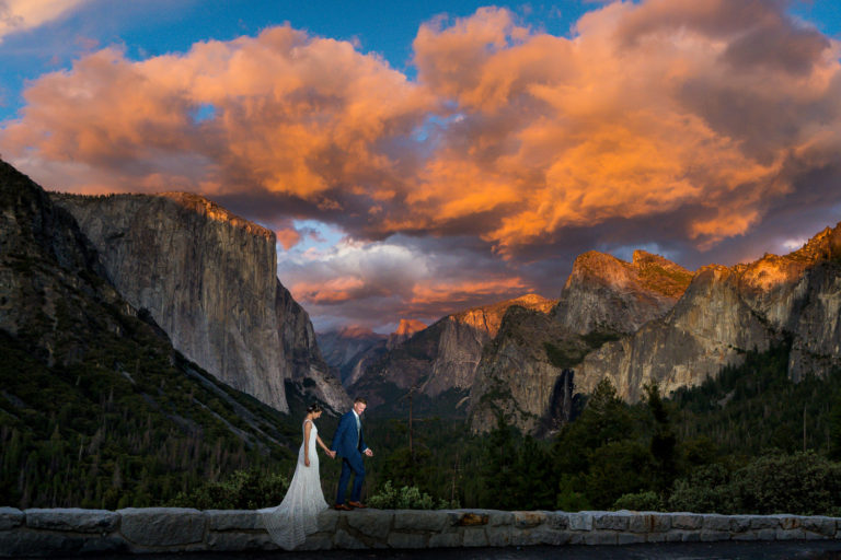 yosemite national park wedding portraits
